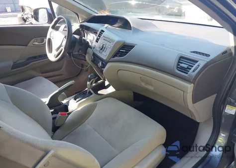 2012 Honda Civic Lx from USA, damaged, VIN 19XFB2F51CE384868